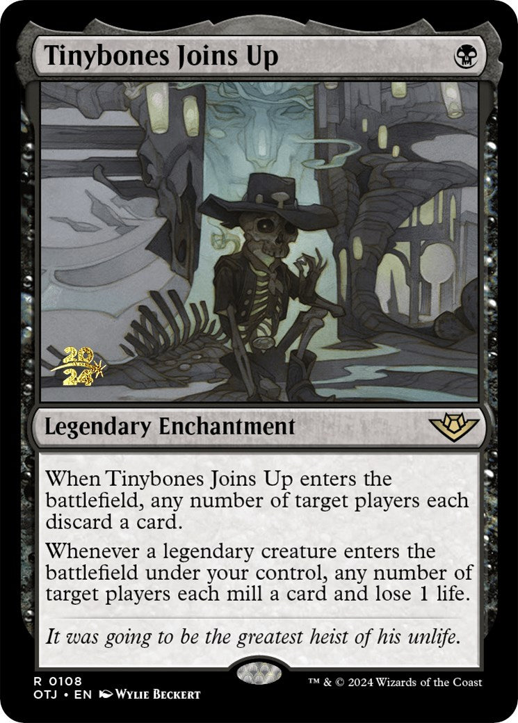 Tinybones Joins Up [Outlaws of Thunder Junction Prerelease Promos] | Good Games Morley