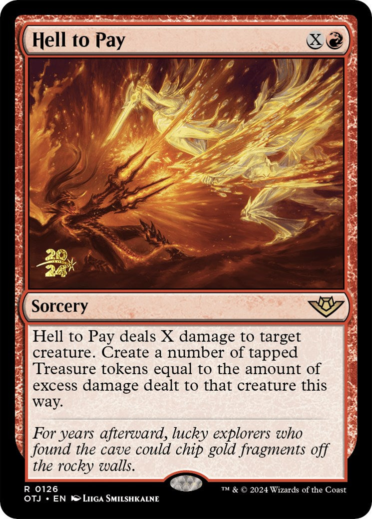 Hell to Pay [Outlaws of Thunder Junction Prerelease Promos] | Good Games Morley