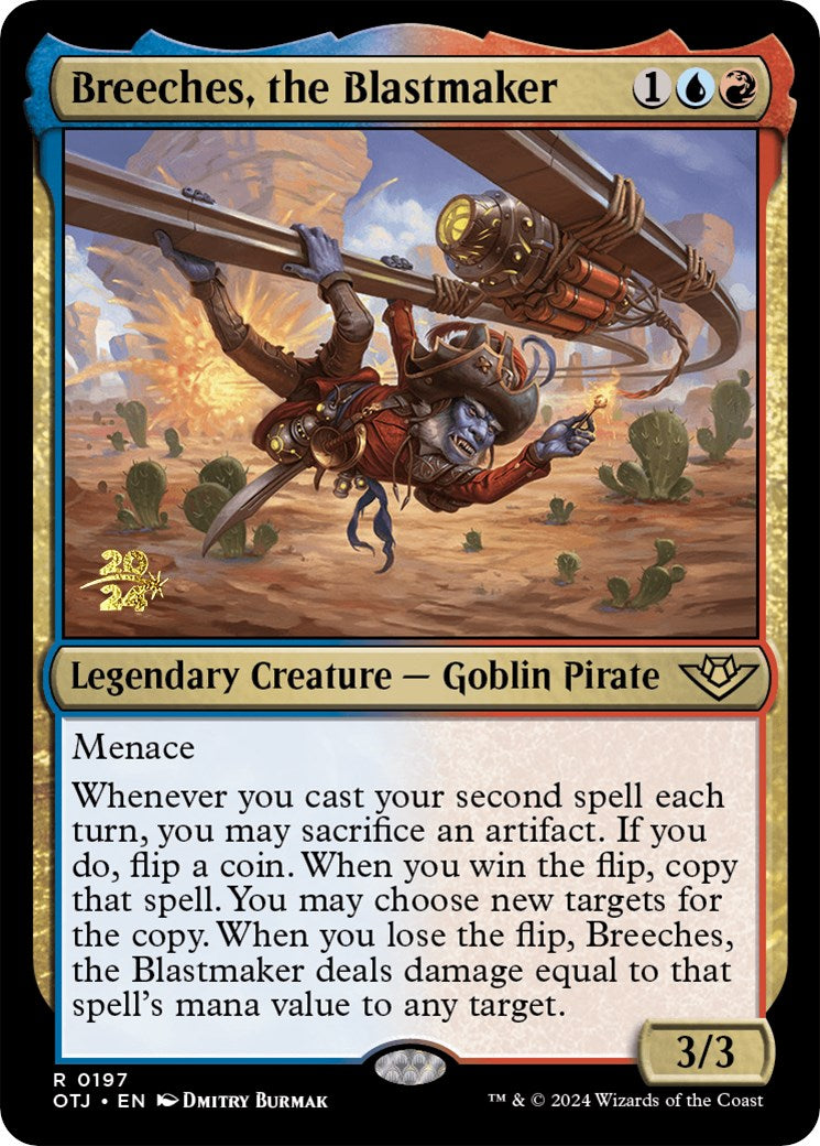 Breeches, the Blastmaker [Outlaws of Thunder Junction Prerelease Promos] | Good Games Morley