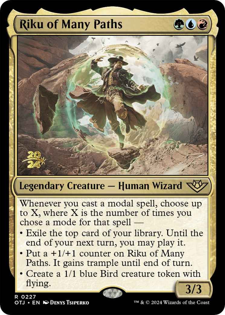 Riku of Many Paths [Outlaws of Thunder Junction Prerelease Promos] | Good Games Morley