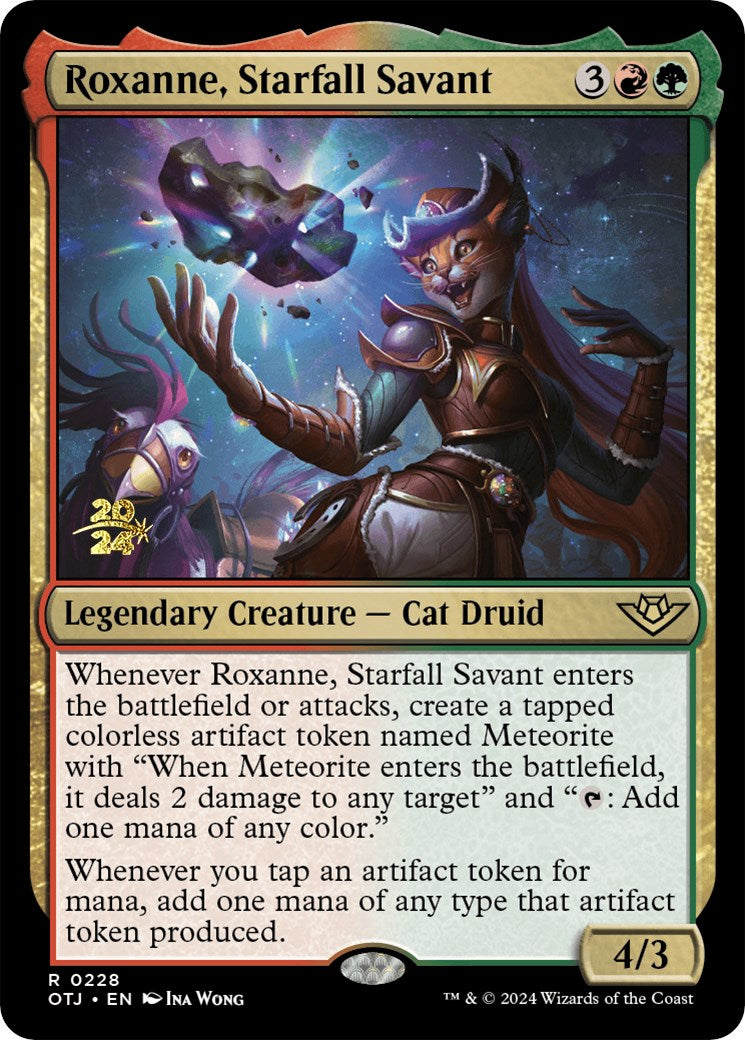 Roxanne, Starfall Savant [Outlaws of Thunder Junction Prerelease Promos] | Good Games Morley