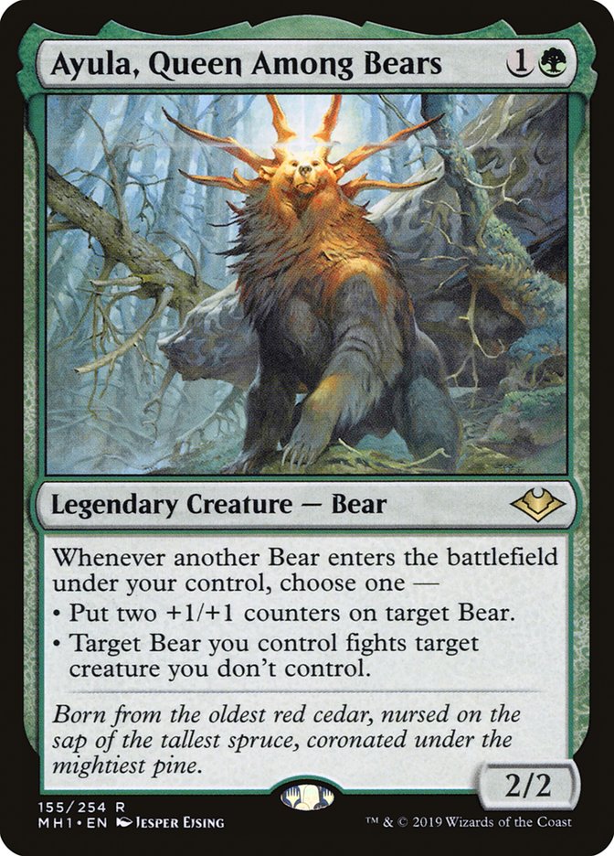 Ayula, Queen Among Bears 155/254 (Modern Horizons)  | Good Games Morley