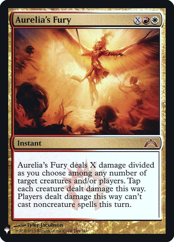 Aurelias Fury GTC-144/5075 (The List Reprints)  - Foil | Good Games Morley