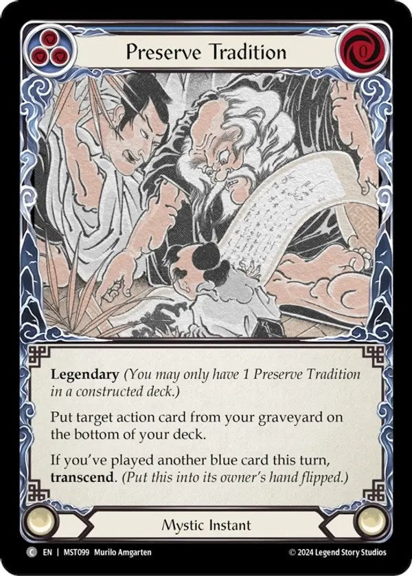 Perserve Tradition [MST099] (Part the Mistveil) | Good Games Morley