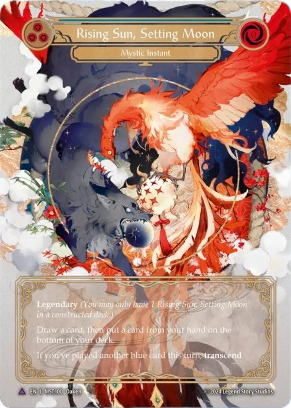 Rising Sun, Setting Moon (Marvel) [MST100] (Part the Mistveil)  Cold Foil | Good Games Morley