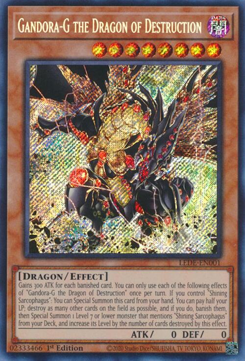 Gandora-G the Dragon of Destruction [LEDE-EN001] Secret Rare | Good Games Morley