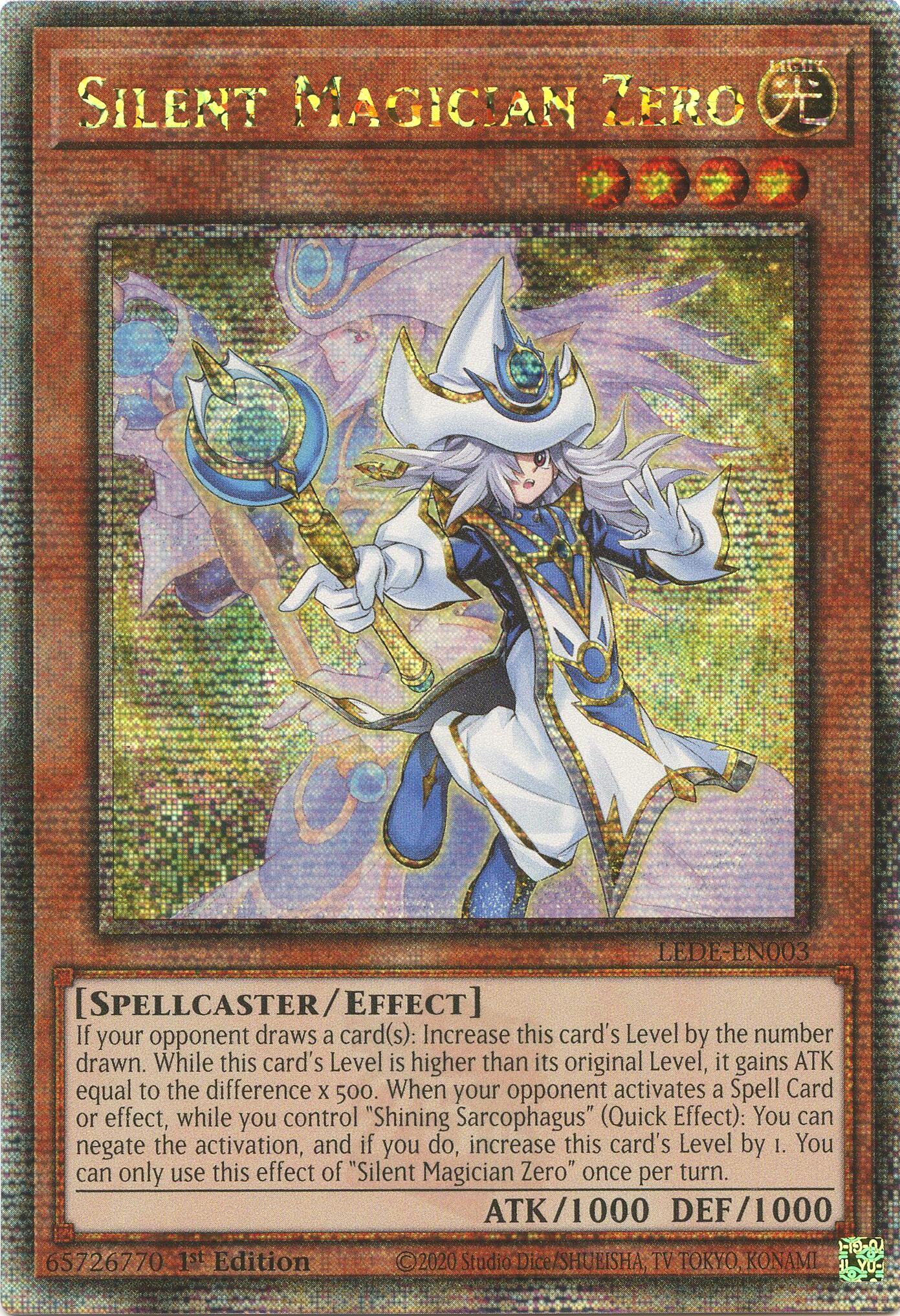 Silent Magician Zero [LEDE-EN003] Quarter Century Secret Rare | Good Games Morley