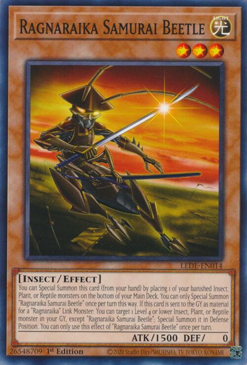 Ragnaraika Samurai Beetle [LEDE-EN014] Common | Good Games Morley
