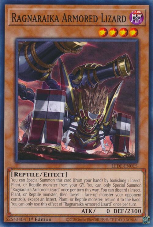 Ragnaraika Armored Lizard [LEDE-EN015] Common | Good Games Morley