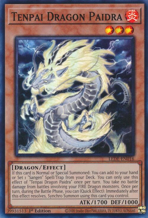 Tenpai Dragon Paidra [LEDE-EN016] Super Rare | Good Games Morley