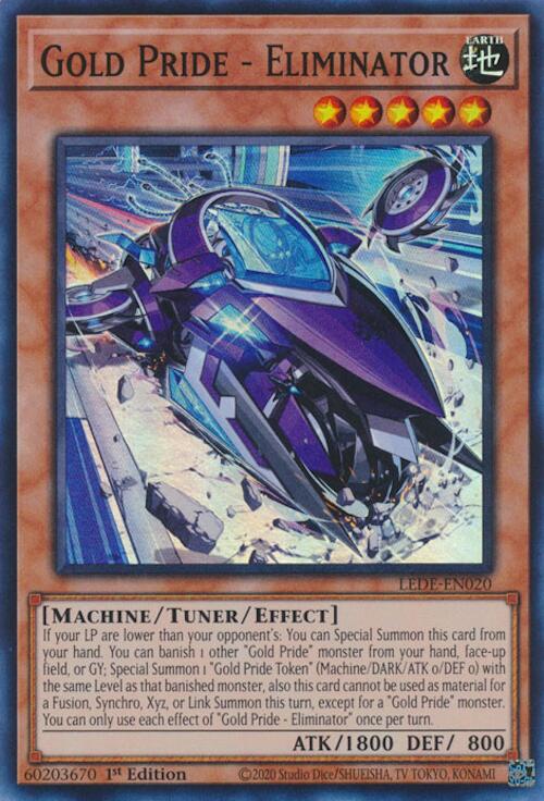 Gold Pride - Eliminator [LEDE-EN020] Super Rare | Good Games Morley