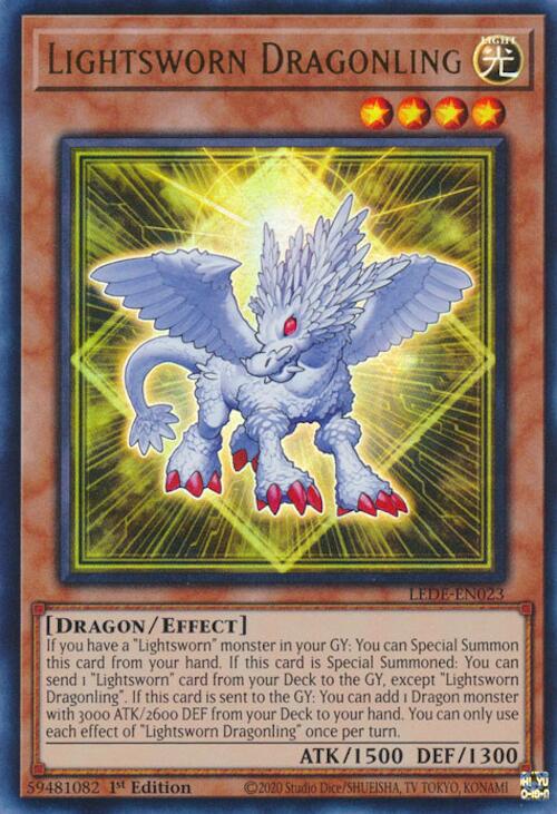 Lightsworn Dragonling [LEDE-EN023] Ultra Rare | Good Games Morley