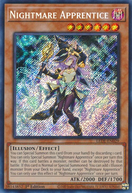 Nightmare Apprentice [LEDE-EN029] Secret Rare | Good Games Morley