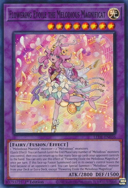 Flowering Etoile the Melodious Magnificat [LEDE-EN036] Super Rare | Good Games Morley