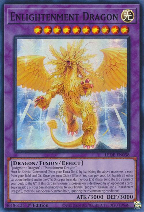Enlightenment Dragon [LEDE-EN038] Super Rare | Good Games Morley
