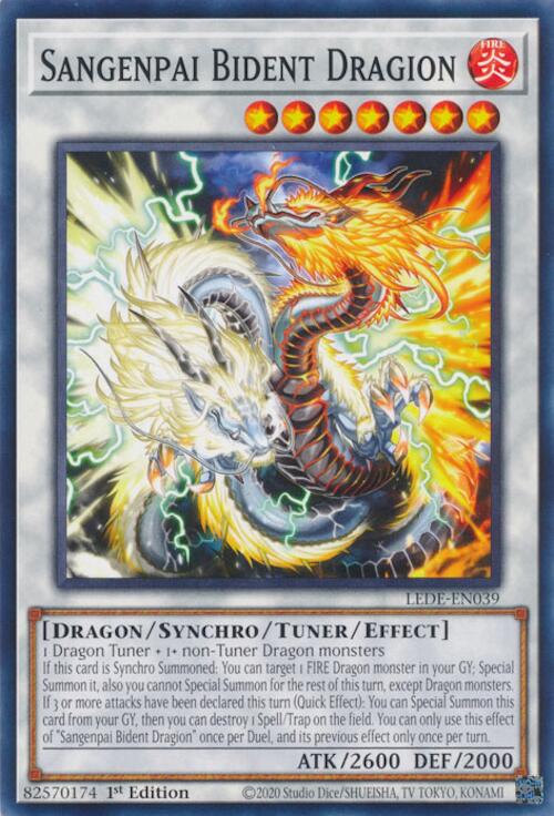 Sangenpai Bident Dragion [LEDE-EN039] Common | Good Games Morley
