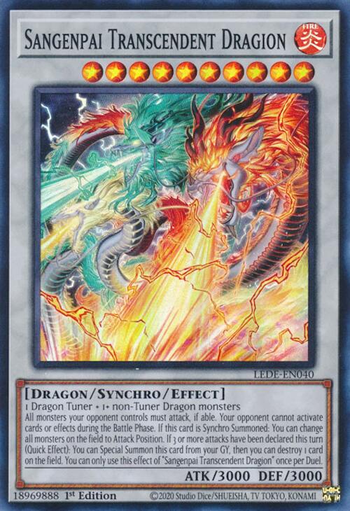 Sangenpai Transcendent Dragion [LEDE-EN040] Super Rare | Good Games Morley