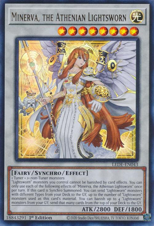 Minerva, the Athenian Lightsworn [LEDE-EN043] Ultra Rare | Good Games Morley