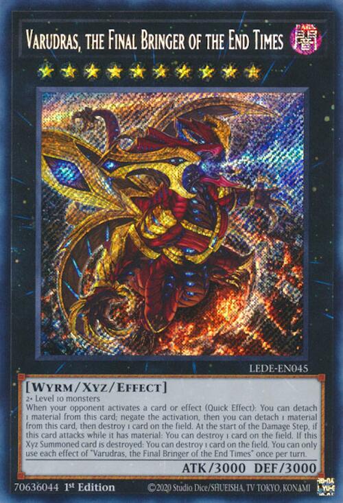 Varudras, the Final Bringer of the End Times [LEDE-EN045] Secret Rare | Good Games Morley