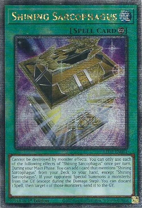 Shining Sarcophagus (Quarter Century Secret Rare) [LEDE-EN051] Quarter Century Secret Rare | Good Games Morley