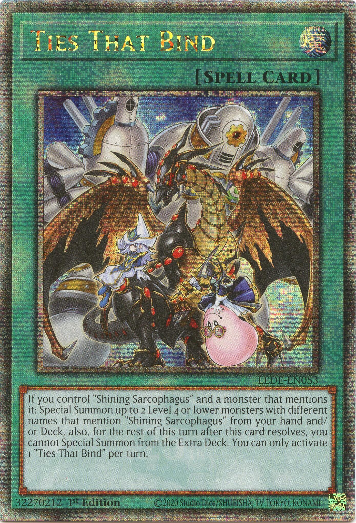 Ties That Bind (Quarter Century Secret Rare) [LEDE-EN053] Quarter Century Secret Rare | Good Games Morley
