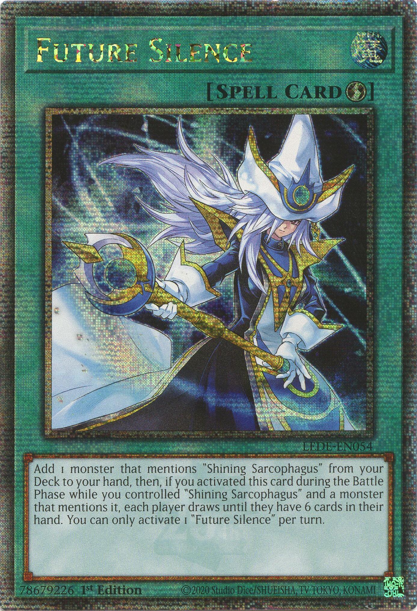 Future Silence (Quarter Century Secret Rare) [LEDE-EN054] Quarter Century Secret Rare | Good Games Morley