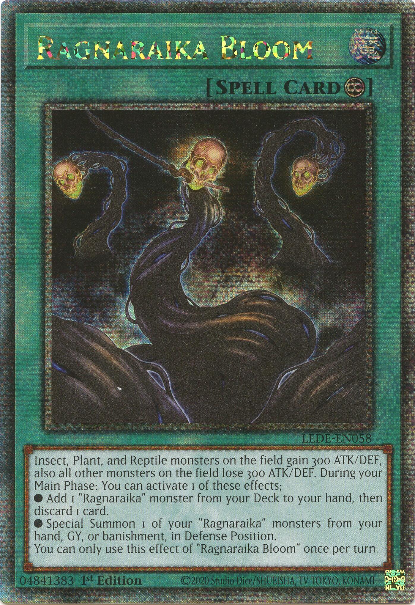 Ragnaraika Bloom (Quarter Century Secret Rare) [LEDE-EN058] Quarter Century Secret Rare | Good Games Morley