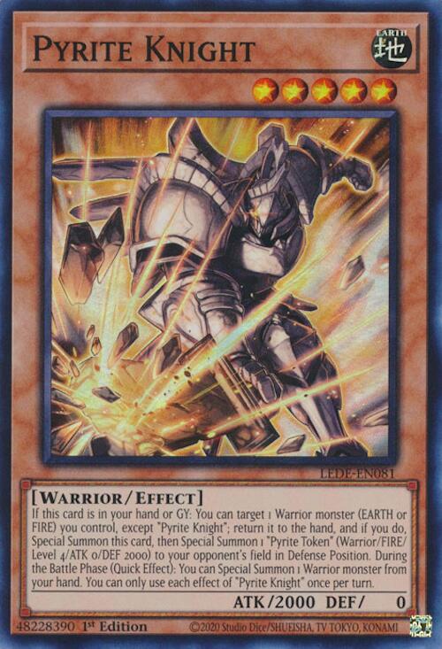 Pyrite Knight [LEDE-EN081] Super Rare | Good Games Morley