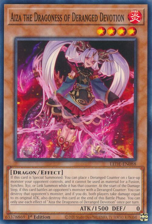 Aiza the Dragoness of Deranged Devotion [LEDE-EN088] Common | Good Games Morley