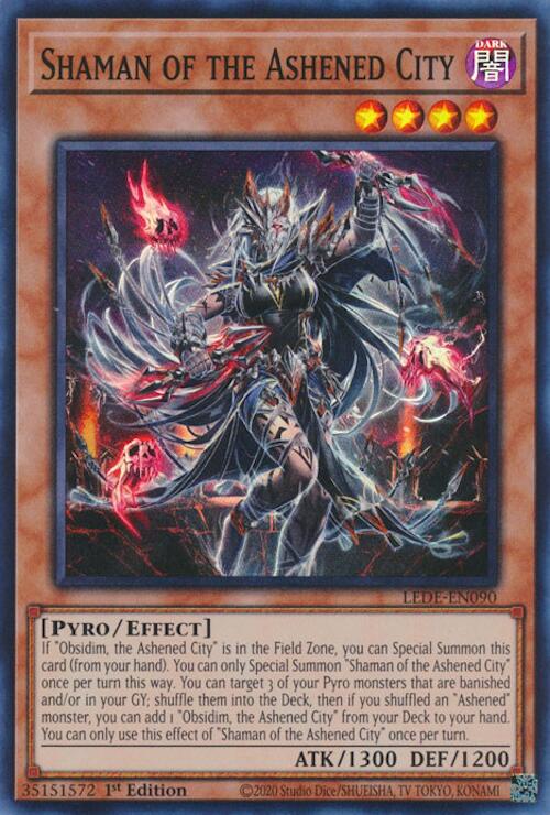 Shaman of the Ashened City [LEDE-EN090] Super Rare | Good Games Morley