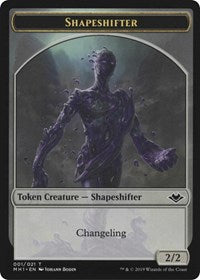Shapeshifter (001) // Serra the Benevolent Emblem (020) Double-Sided Token [Modern Horizons Tokens] | Good Games Morley