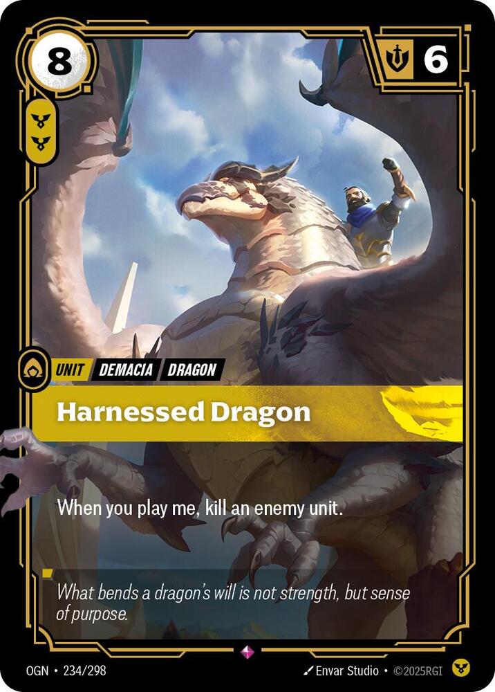 Harnessed Dragon 234/298 (Origins)  - Foil | Good Games Morley