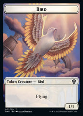 Bird (002) // Dragon Double-Sided Token [Dominaria United Tokens] | Good Games Morley
