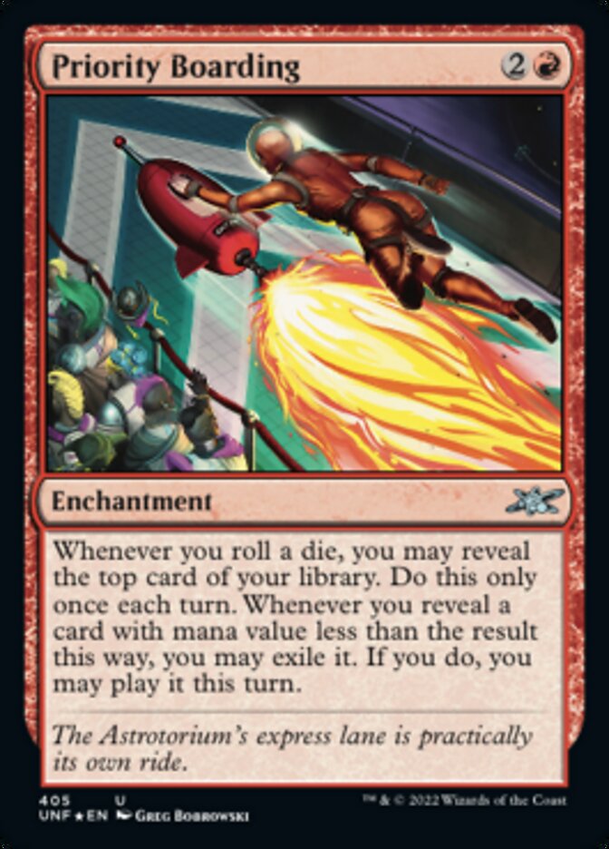 Priority Boarding (Galaxy Foil) [Unfinity] | Good Games Morley
