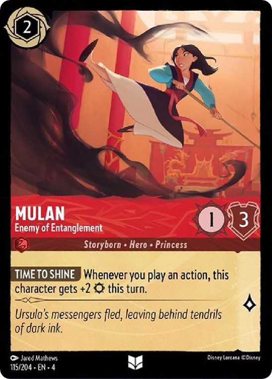 Mulan - Enemy of Entanglement (115/204) [Ursula's Return] | Good Games Morley