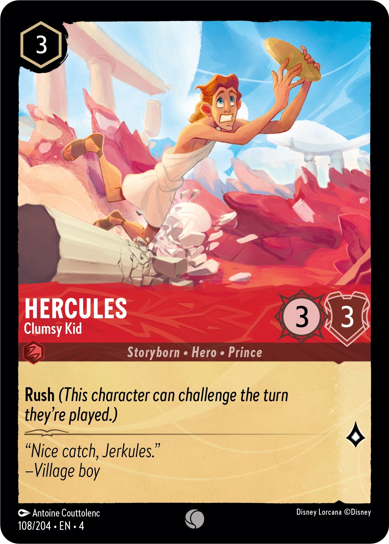 Hercules - Clumsy Kid (108/204) [Ursula's Return] | Good Games Morley