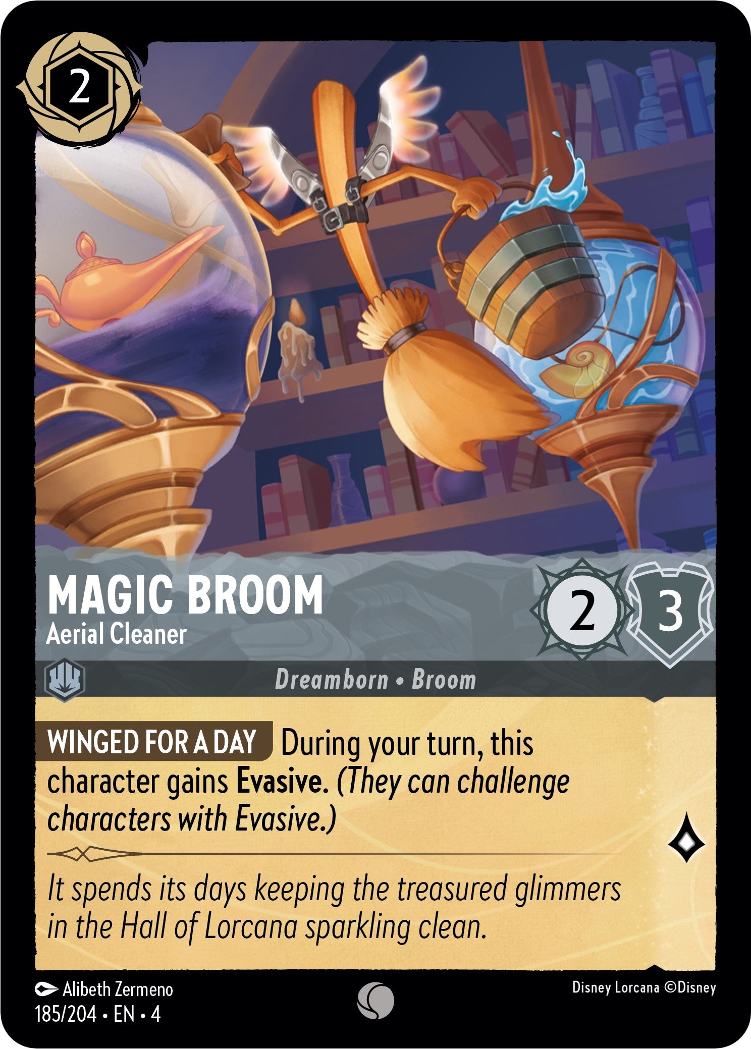 Magic Broom - Aerial Cleaner (185/204) [Ursula's Return] | Good Games Morley