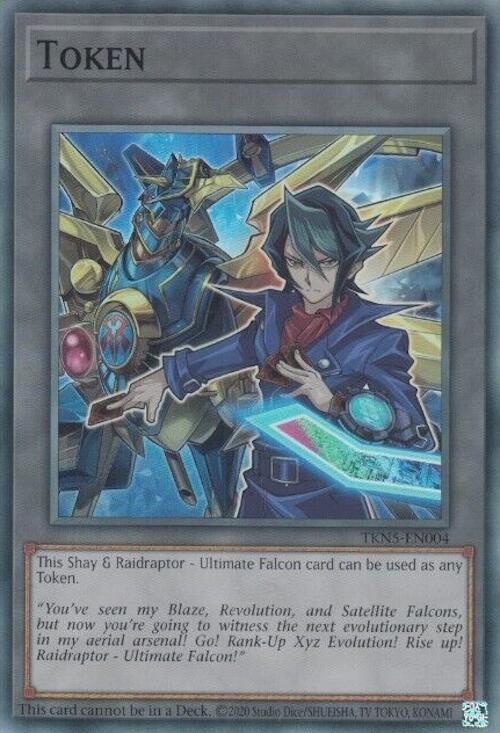 Token: Shay and Raidraptor - Ultimate Falcon [TKN5-EN004] Super Rare | Good Games Morley