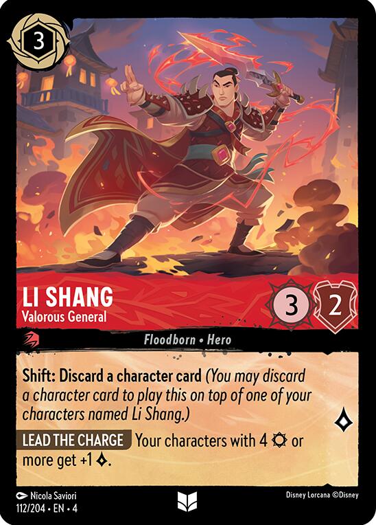 Li Shang - Valorous General (112/204) [Ursula's Return] | Good Games Morley