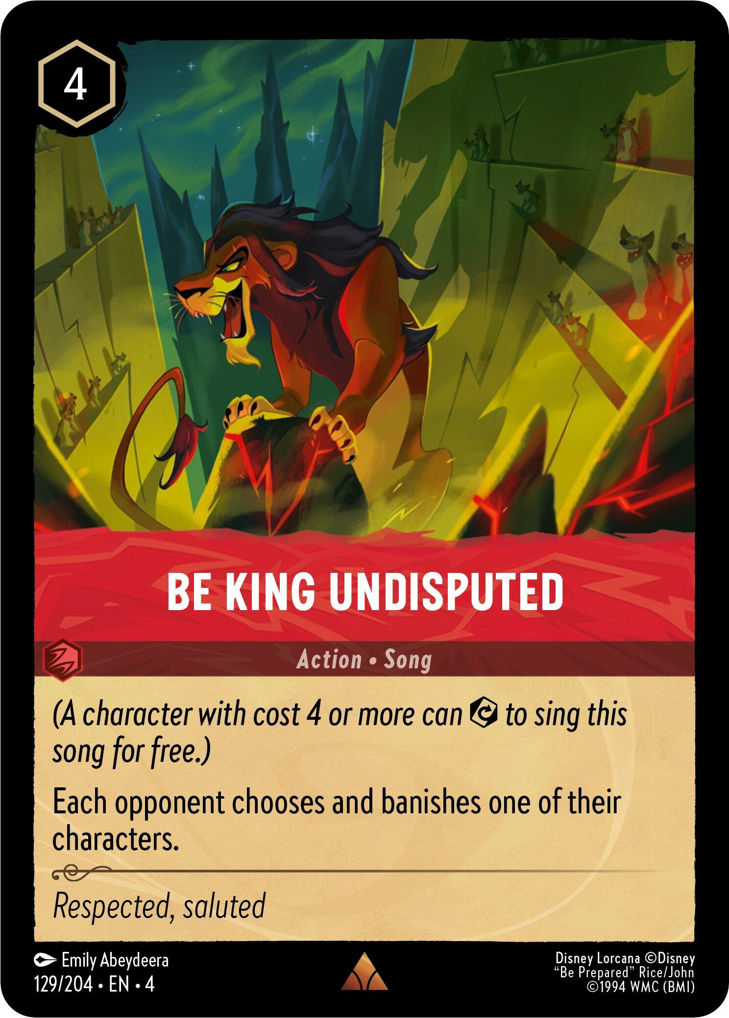 Be King Undisputed (129/204) [Ursula's Return] | Good Games Morley