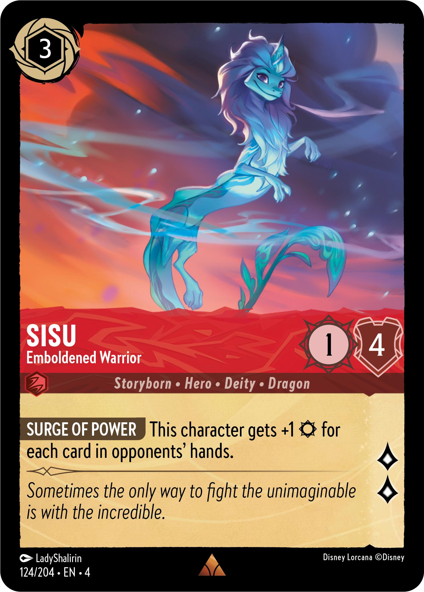 Sisu - Emboldened Warrior (124/204) [Ursula's Return] | Good Games Morley