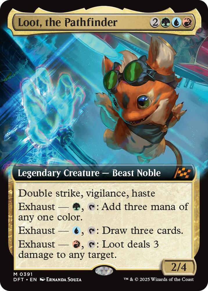 Loot, the Pathfinder 391/291 (Aetherdrift)  - Extended Art Foil | Good Games Morley