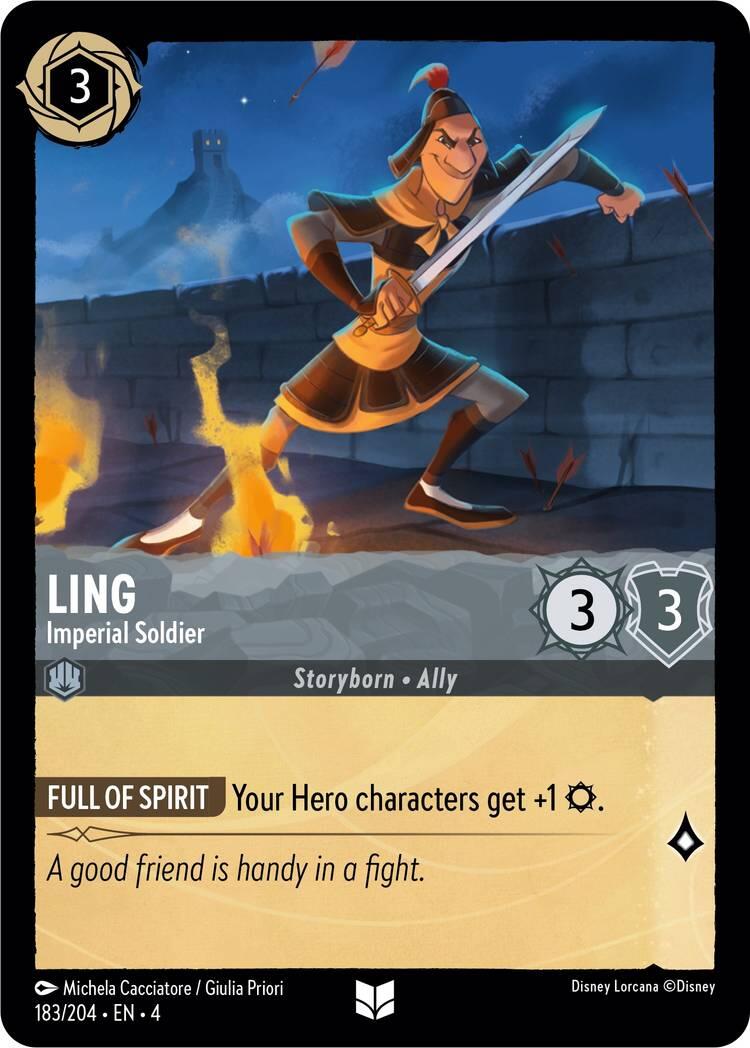 Ling - Imperial Soldier (183/204) [Ursula's Return] | Good Games Morley
