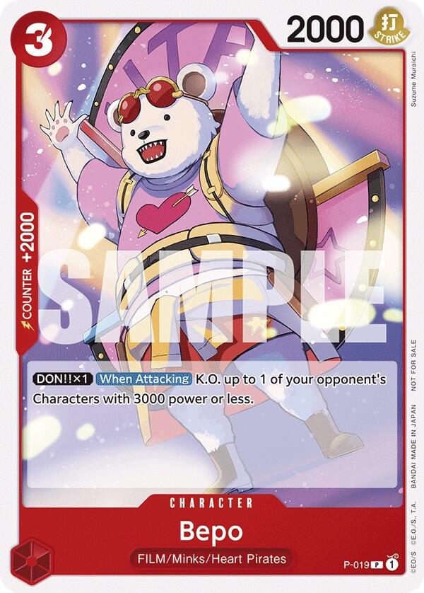 Bepo (Tournament Pack Vol. 7) [One Piece Promotion Cards] | Good Games Morley