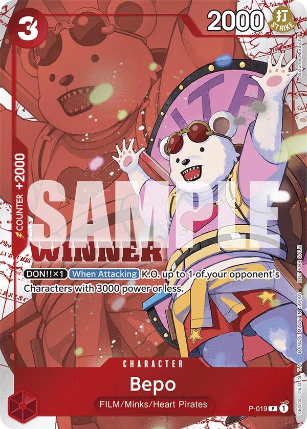 Bepo (Winner Pack Vol. 7) [One Piece Promotion Cards] | Good Games Morley