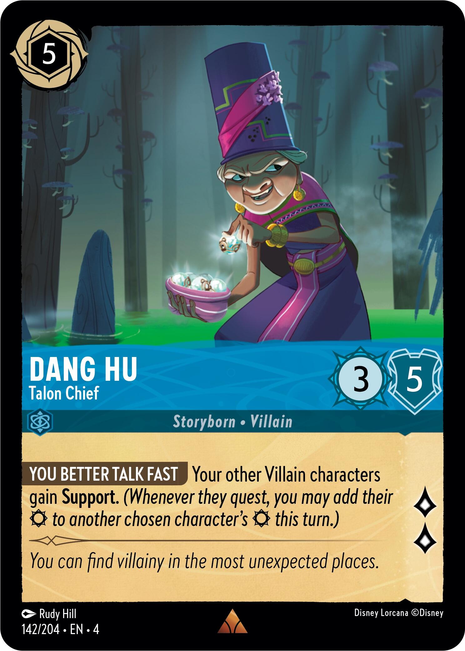 Dang Hu - Talon Chief (142/204) [Ursula's Return] | Good Games Morley