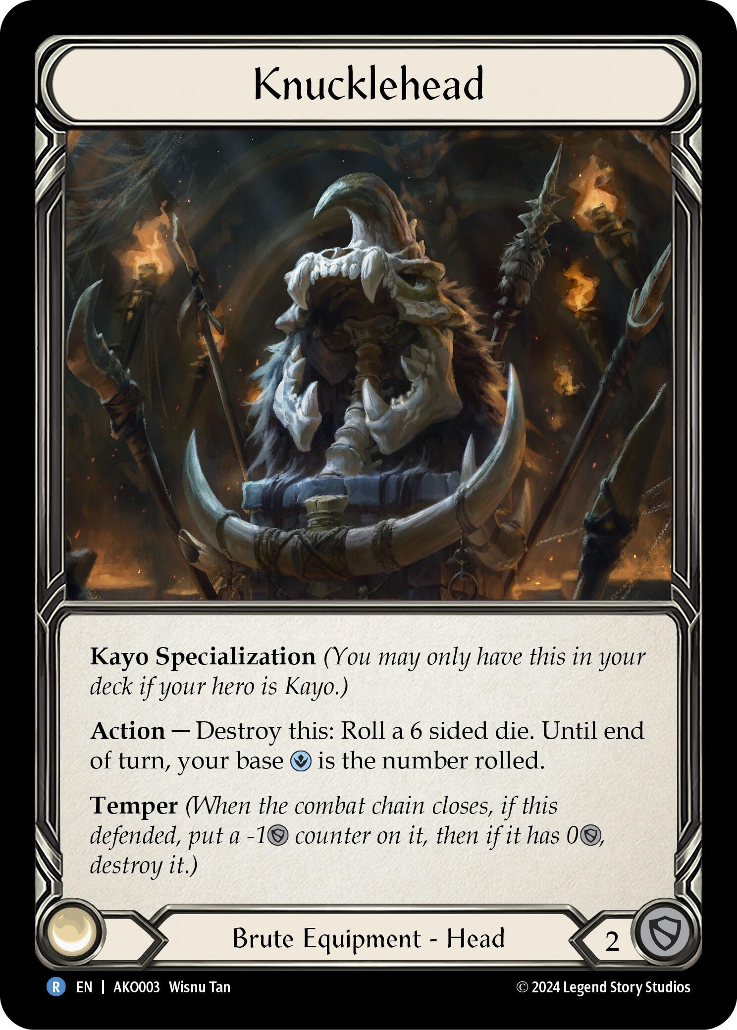 Knucklehead [AKO003] (Armory Deck: Kayo) | Good Games Morley