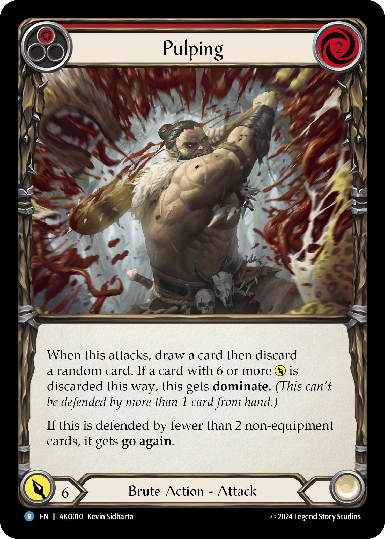 Pulping (Red) [AKO010] (Armory Deck: Kayo) | Good Games Morley