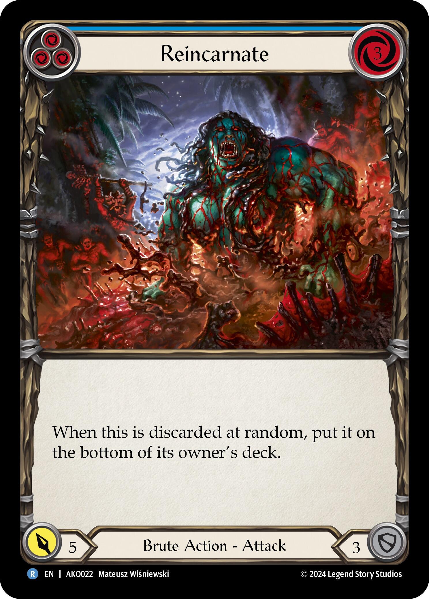 Reincarnate (Blue) [AKO022] (Armory Deck: Kayo) | Good Games Morley