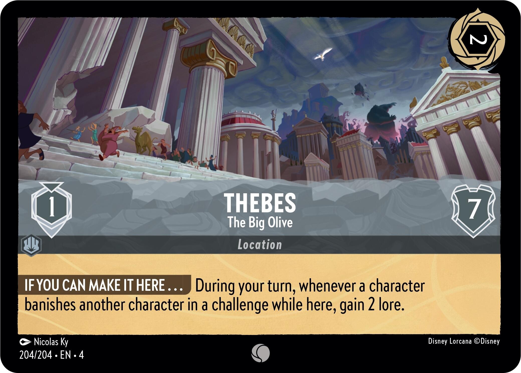 Thebes - The Big Olive (204/204) [Ursula's Return] | Good Games Morley